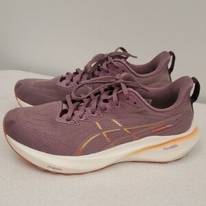 Asics Women's Purple and Orange Athletic Shoes